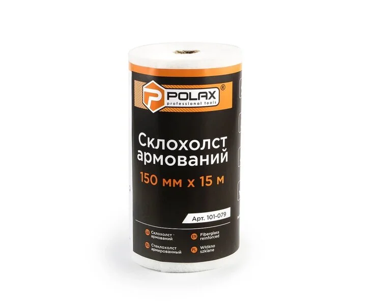 Стрічка зі скловолокна армована Polax 150 мм х 15 м (101-079)