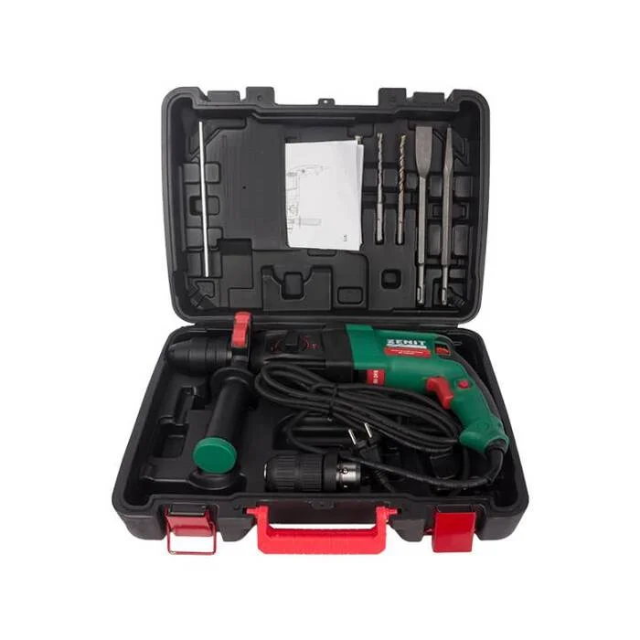 Перфоратор прямий Зеніт ЗП-1100 DFR, 1100 Вт, SDS-plus + DFR, 2,8 Дж, 5800 уд/хв, буріння 26 мм (840545)
