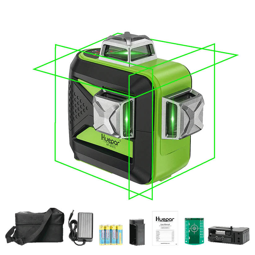 Лазерний рівень Huepar 603CG 3D (603CG 3D)