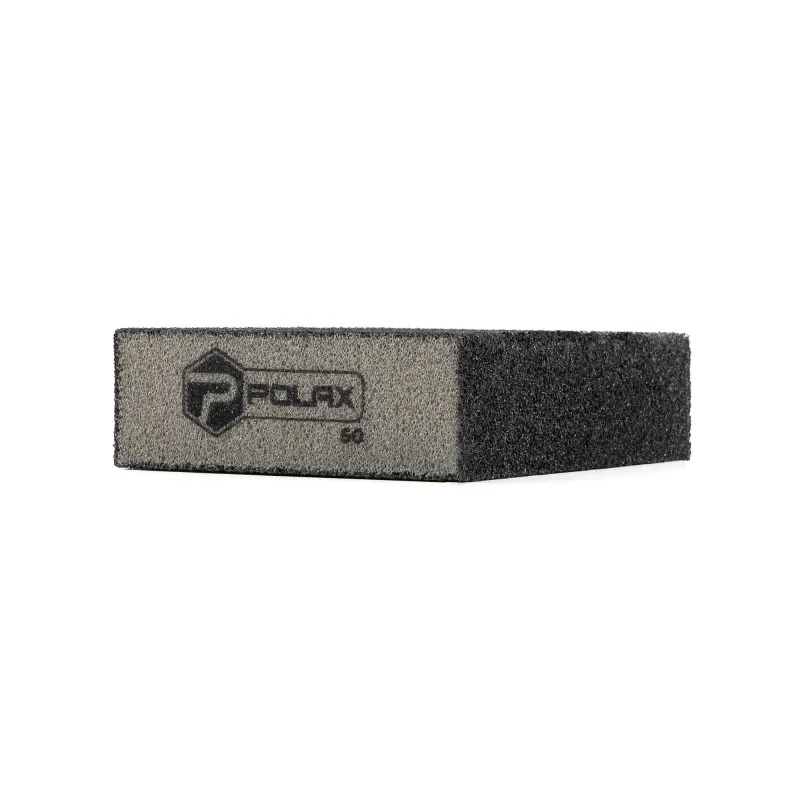 Губка шліфувальна пряма Polax P60 110×70×25 мм (54-188)