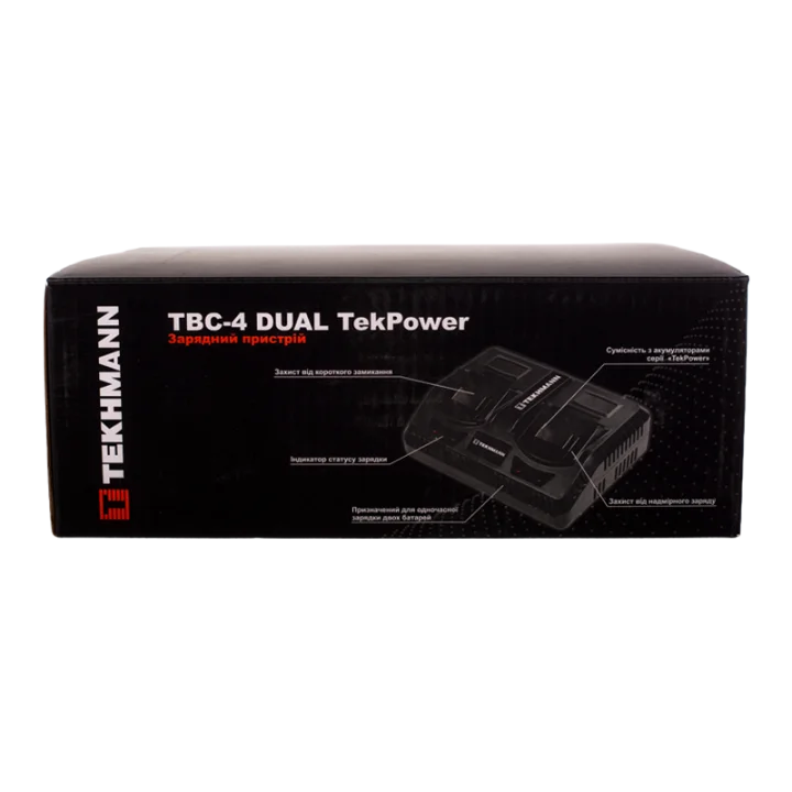 Зарядний пристрій Tekhmann TBC-4 DUAL 20В 4А TekPower (854612)