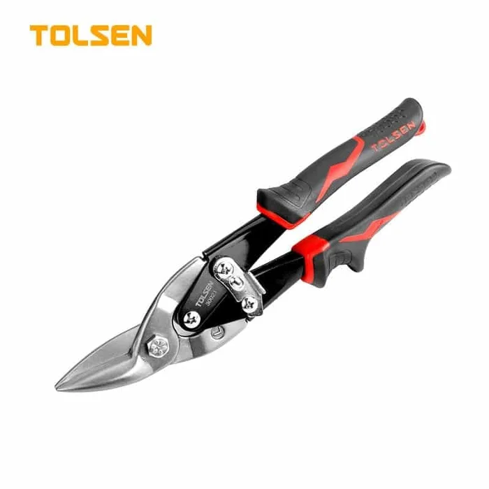 Ножиці по металу Tolsen Aviation Snips 250 мм ліві Cr-Mo Профі (30021)