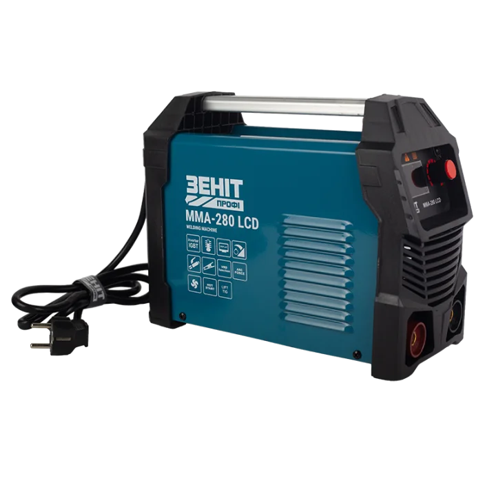 Зварювальний інвертор Зеніт Профі ММА-280 LCD 280 А