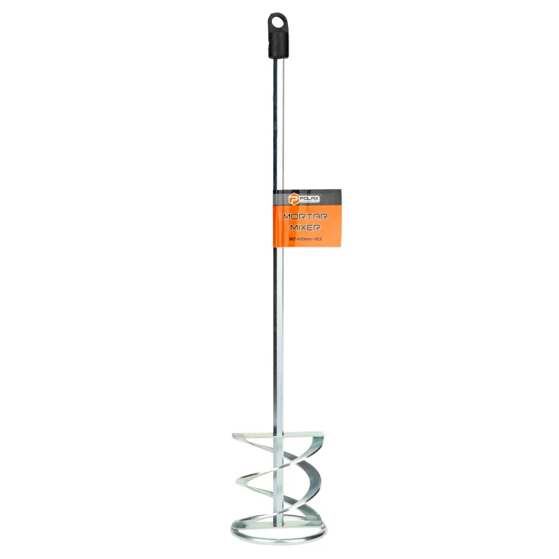 Міксер для сухих сумішей Polax HEX 80 × 400 мм (31-006)