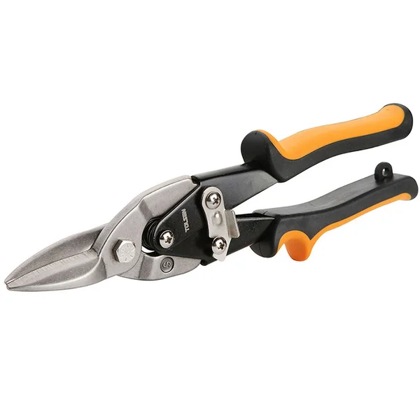 Ножиці по металу Tolsen Aviation Snips 250 мм прямі Cr-Mo промислові (30022)
