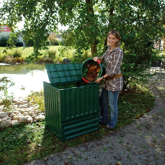 Компостер садовий GRAF Eco-King 600 л, зелений, поліпропілен (627001)