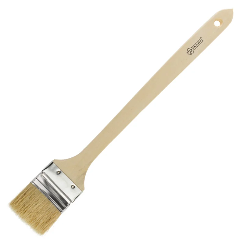 Пензель радіаторний Polax 2,5" (63 мм), тип «Стандарт», змішаний ворс, дерев’яна ручка (13-004)