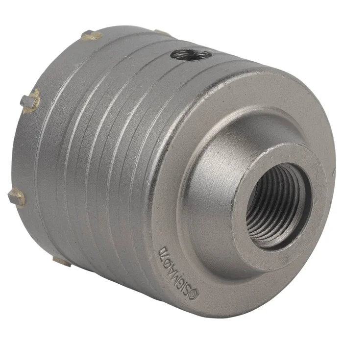 Коронка по бетону SIGMA Ø70×70 мм, 8 твердосплавних зубців (1513091)