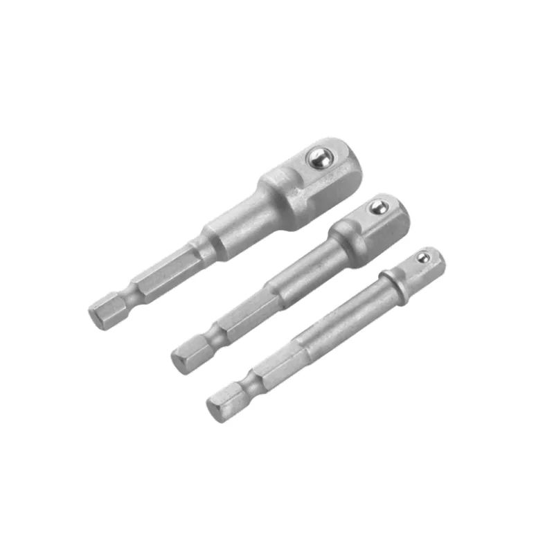 Набір адаптерів для торцевих головок Tolsen 77864 1/4", 3/8" x65 мм, 1/2" x70 мм 3 шт (шестигранний хвостовик 1/4")