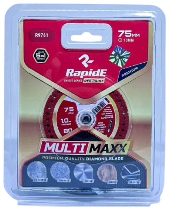 Міні-диск алмазний RapidE MULTI MAXXX 75 мм (5-в-1: бетон, граніт, метал, дерево, пластик) (НФ-00003844)