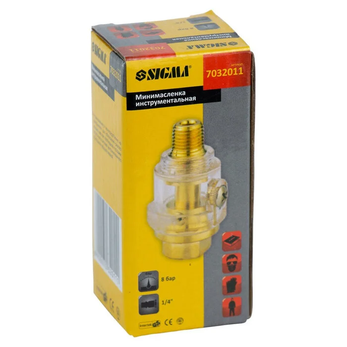 Мінімасленка інструментальна Sigma 1/4" для пневмоінструментів (7032011)