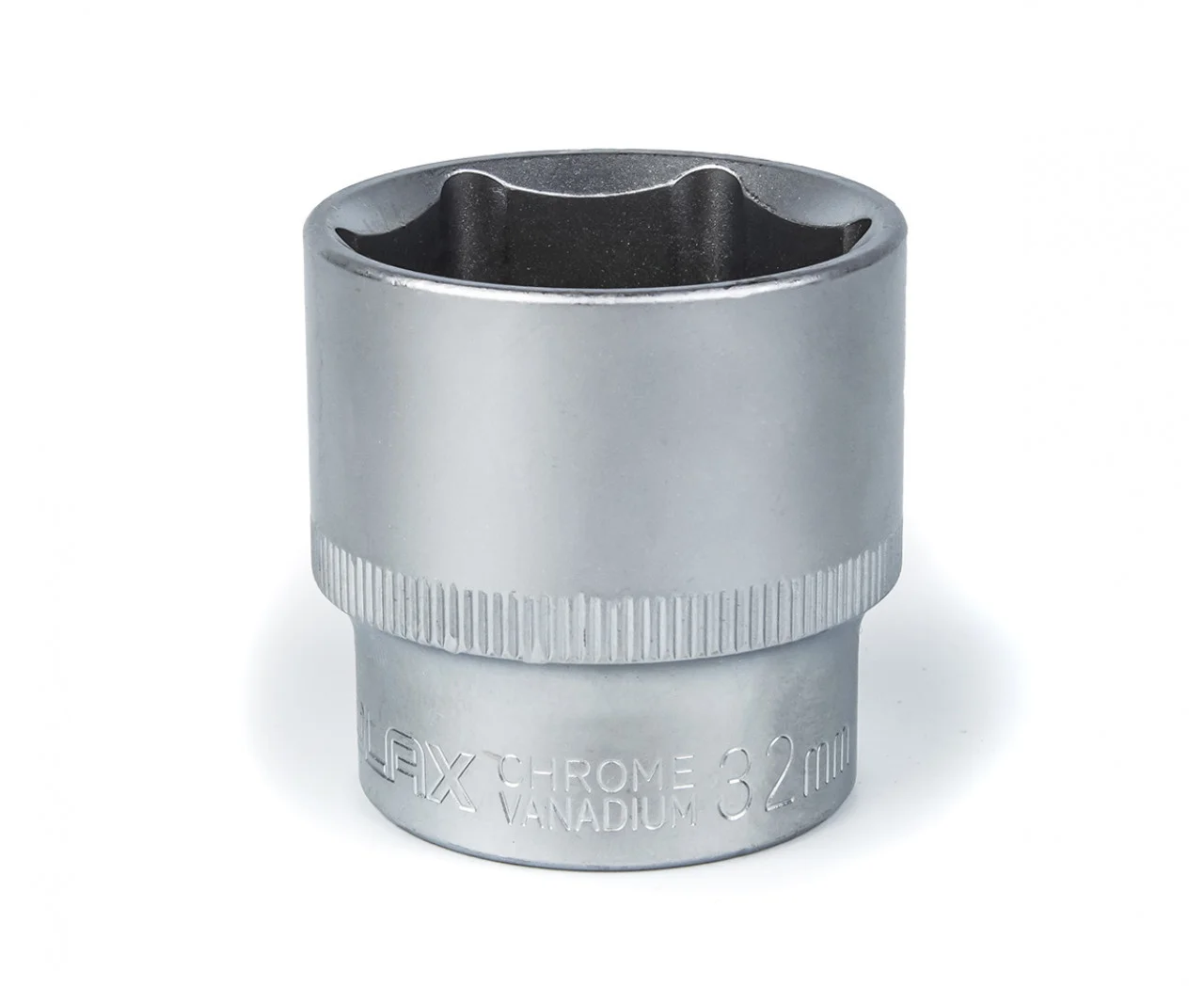 Головка торцева Polax автомобільна шестигранна 32 мм, 1/2", CrV (25-098)