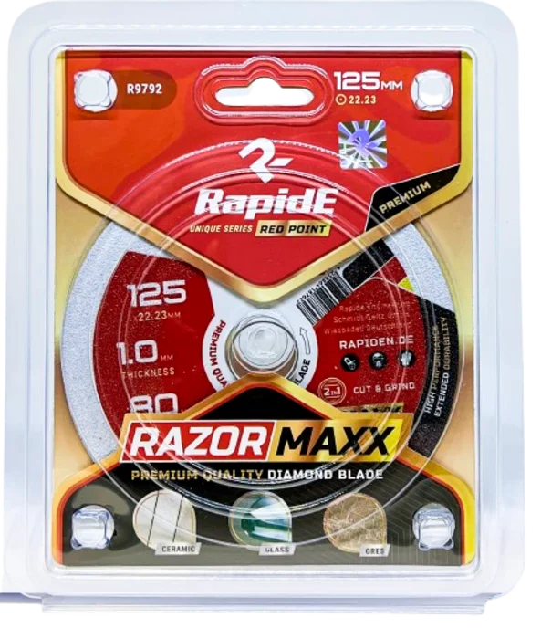 Диск алмазний RapidE RAZOR MAXXX 125 мм 2в1 (ультратонкий) (R9792 / НФ-00002782)