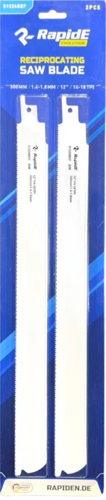 Полотно для сабельних пил RapidE S1226BEF (бі-метал, 300 мм, крок 1.4-1.8 мм) НФ-00003233