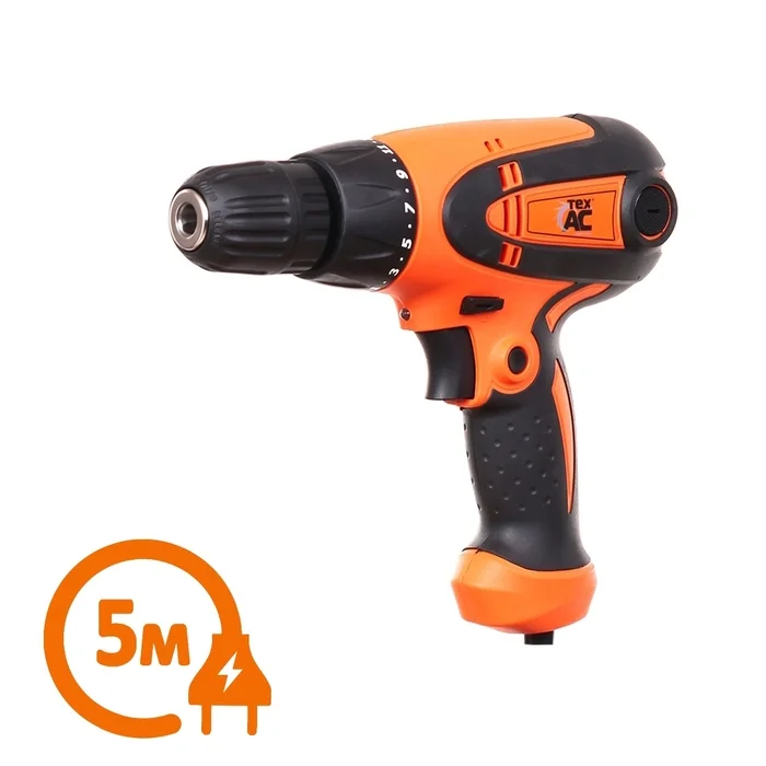 Шуруповерт мережевий ТехАС ТА-01-108 550 Вт