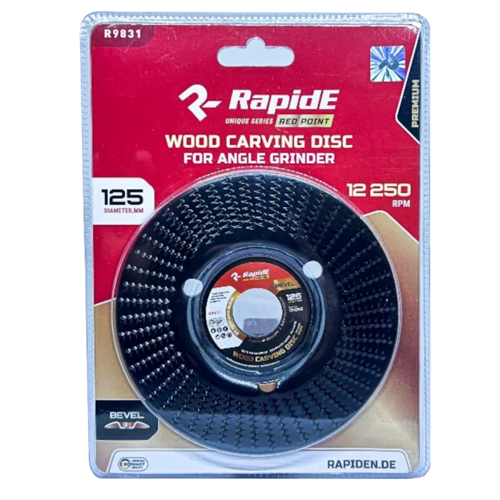 Диск шліфувальний по дереву RapidE RED POINT 125 мм R9831 ПРЯМИЙ (альфа-диск) НФ-00003850