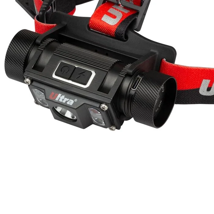 LED ліхтар налобний акумуляторний ULTRA 1000 Лм Li-ion 21700 4000 мАг (5390032)