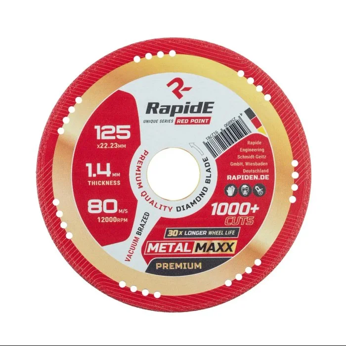 Диск алмазний RapidE METAL MAXXX 125 мм (по металу, вакуумна пайка) (НФ-00000981)