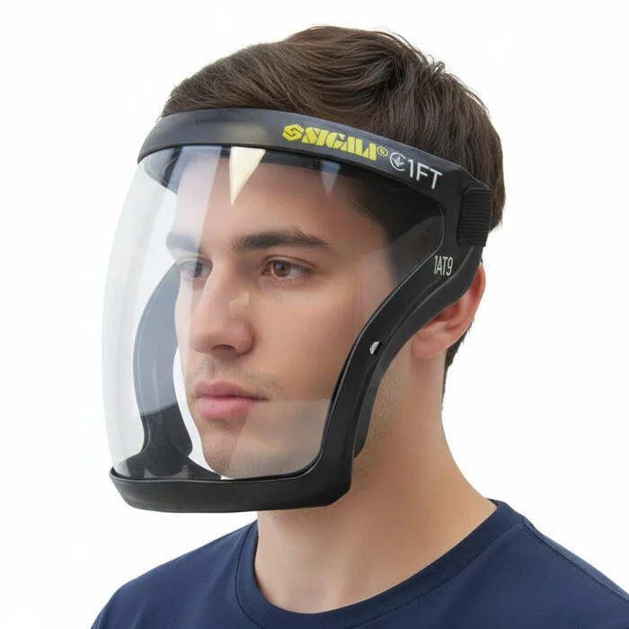 Щиток захисний лицьовий Sigma 9412661 (прозорий з кріпленням на голову)
