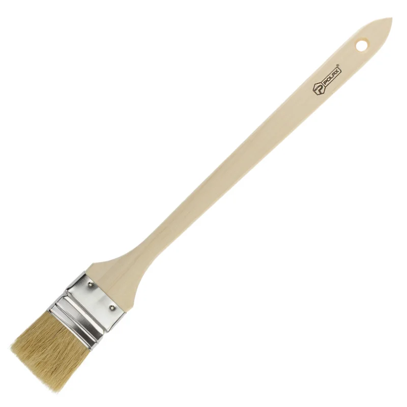 Пензель радіаторний Polax 2" (50 мм), тип «Стандарт», змішаний ворс, дерев’яна ручка (13-003)